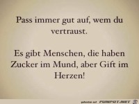 pass gut auf