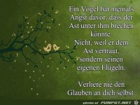 Ein Vogel