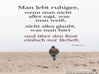 Man lebt ruhiger