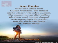 Am Ende wird sich alles zum Guten wnden