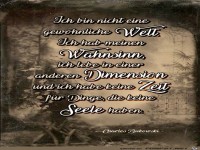 Ich bin nicht eine gew�hnliche Welt