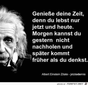 herz-Bild: Genieße deine Zeit