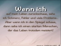 Wenn ich auf mein Leben zurckschaue
