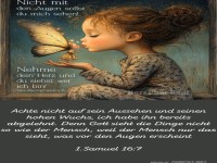 Nicht mit den Augen sollst mich sehen