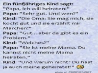 Kind will Oma heiraten