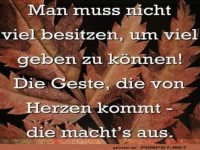 Inspiration ber Grozgigkeit und Herz