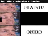 Zeitraffer: Vom Silvester direkt zu Ostern