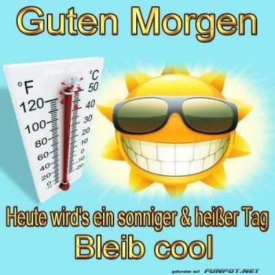 Guten-Morgen:-Sonniger-und-heißer-Tag-voraus.jpg von Klara90