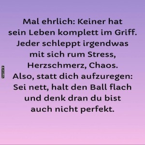 herz-Bild: Perfektion gibt's nur im Märchen!