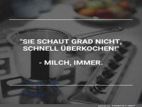 Wenn Milch ein Eigenleben hat