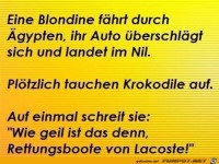 eine Blondine......
