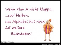 Wenn Plan A nicht klappt