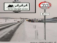 Rentierschlitten dürfen überholt werden