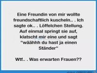 Freundin und Kuscheln