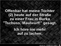 ich höre nie mehr auf zu lachen.....