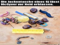 Inhalt der Jackentasche