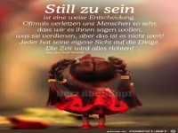 Still zu sein