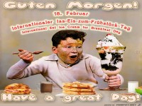 Iss Eis zum Frhstck Tag