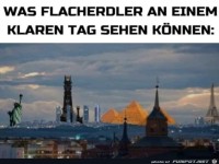 Wenn die Erde flach wre