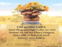 Das grste Glck sind Begegnungen