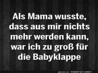 Humorvolle Lebensweisheit einer Mama