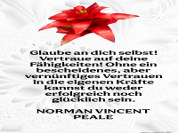 glaube an dich selbst