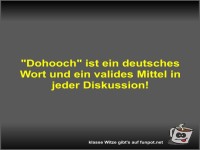 Der unbesiegbare Diskussionsjoker