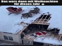 Weihnachtsmann im H�henflug