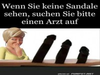 Sandale oder Illusion?