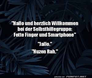 fun-Bild: Smartphones und fette Finger: Eine lustige Misere