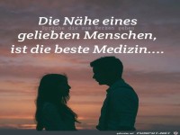 Die Naehe eines geliebten Menschen ist die beste Medizin