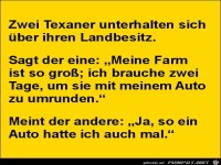 zwei Texaner unterhalten sich.........