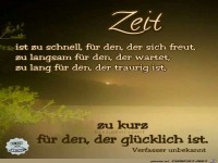 Zeit ist zu schnell