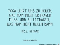 yoga lehrt uns