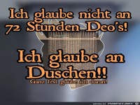 72 Stunde Duschen