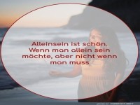 Die Doppelseitigkeit des Alleinseins