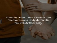 Ein Herz und eine Hand vereint