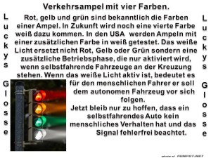 fun-Bild: Verkehrsampel mit vier Farben