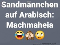 Sandm�nnchen auf arabisch