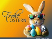 Cooler Hase auf Eiersuche!