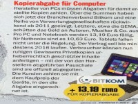 Kopierabgabe fr Computer