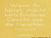 Matthaeus 6 16