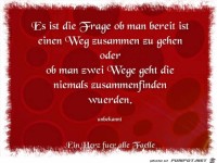 Es ist eine Frage
