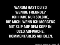 warum hast du so wenig Freunde