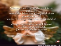 wenn einer dem anderen Liebe schenkt......