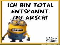 Bin total entspannt