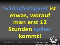 Schlagfertigkeit