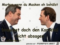 Markus,wenn du Masken eh beh�lst