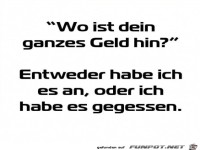 Wo ist dein Geld hin?