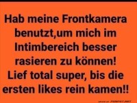 Frontkamera ben�tzt